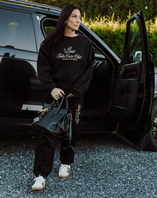 Brunette The Label Take Care Club Girlfriend Crew