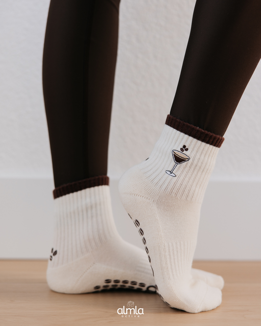 Espresso Martini Grip Socks