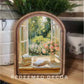 Arch Top Spring Window Framed Art    : 6x8"