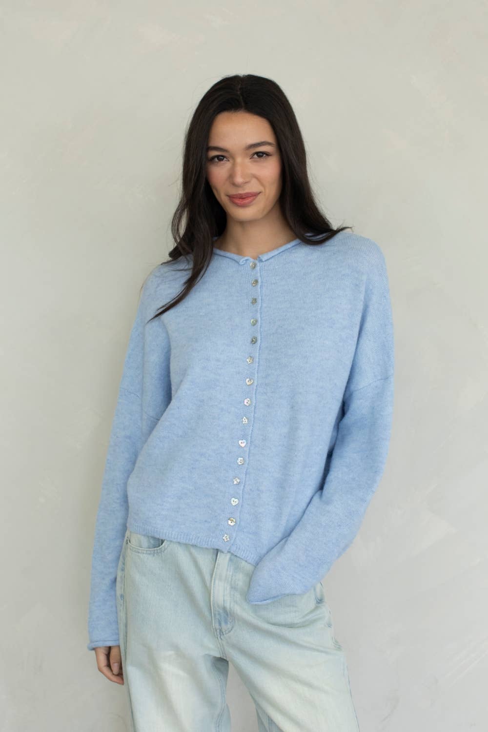 Mismatch Buttons Piper Cardigan