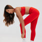 Dachshund Embroidered Pilates Socks Red Paw Grips