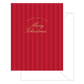 Red Stripe Merry Christmas Card