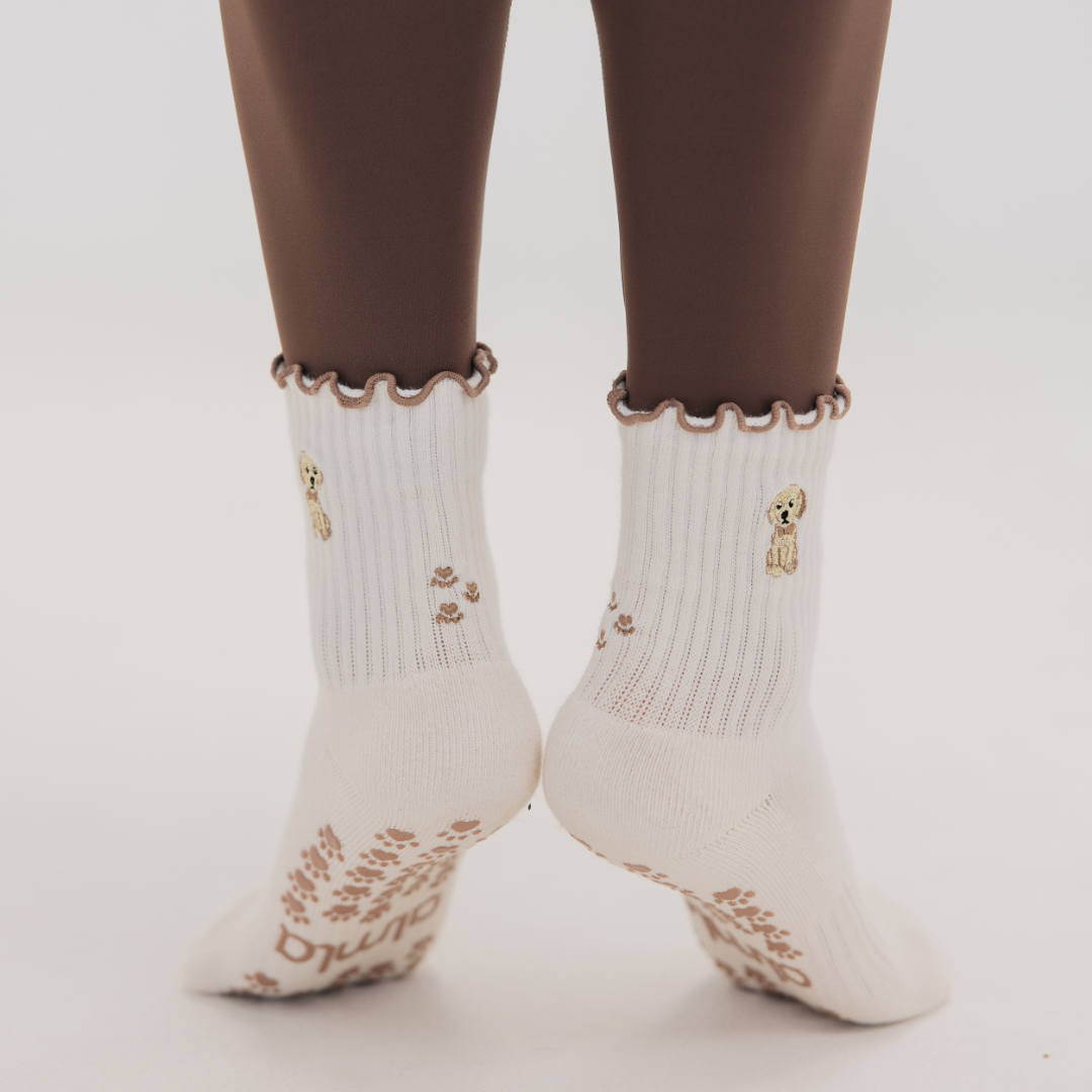 Goldendoodle Grip Socks
