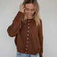 Piper Cardigan: Brown
