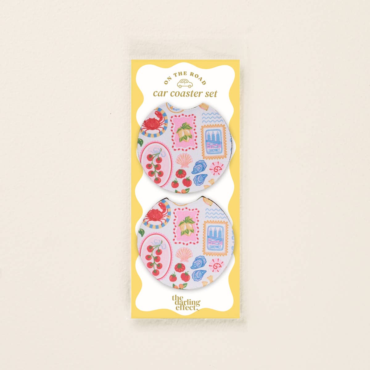 On the Road Car Coaster Set–Ciao Bella
