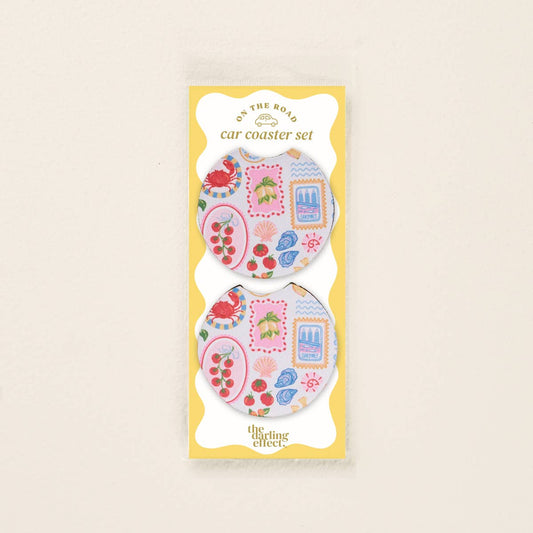 On the Road Car Coaster Set–Ciao Bella