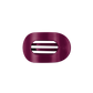 Mulberry | Small | Flat Round Hair Clip