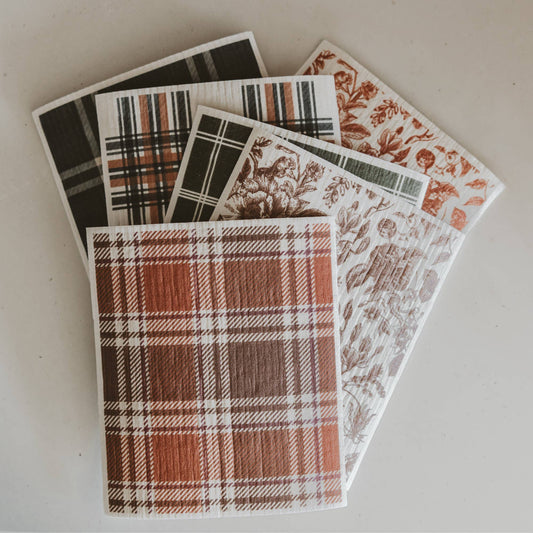 Fall Pattern Swedish Dishcloth