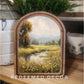 Arch Top Spring Stream Framed Art : 6x8"