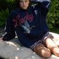 Lucky Duck Reversible Mockneck Sweatshirt