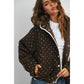 High Pile Fleece Puffer Jacket
