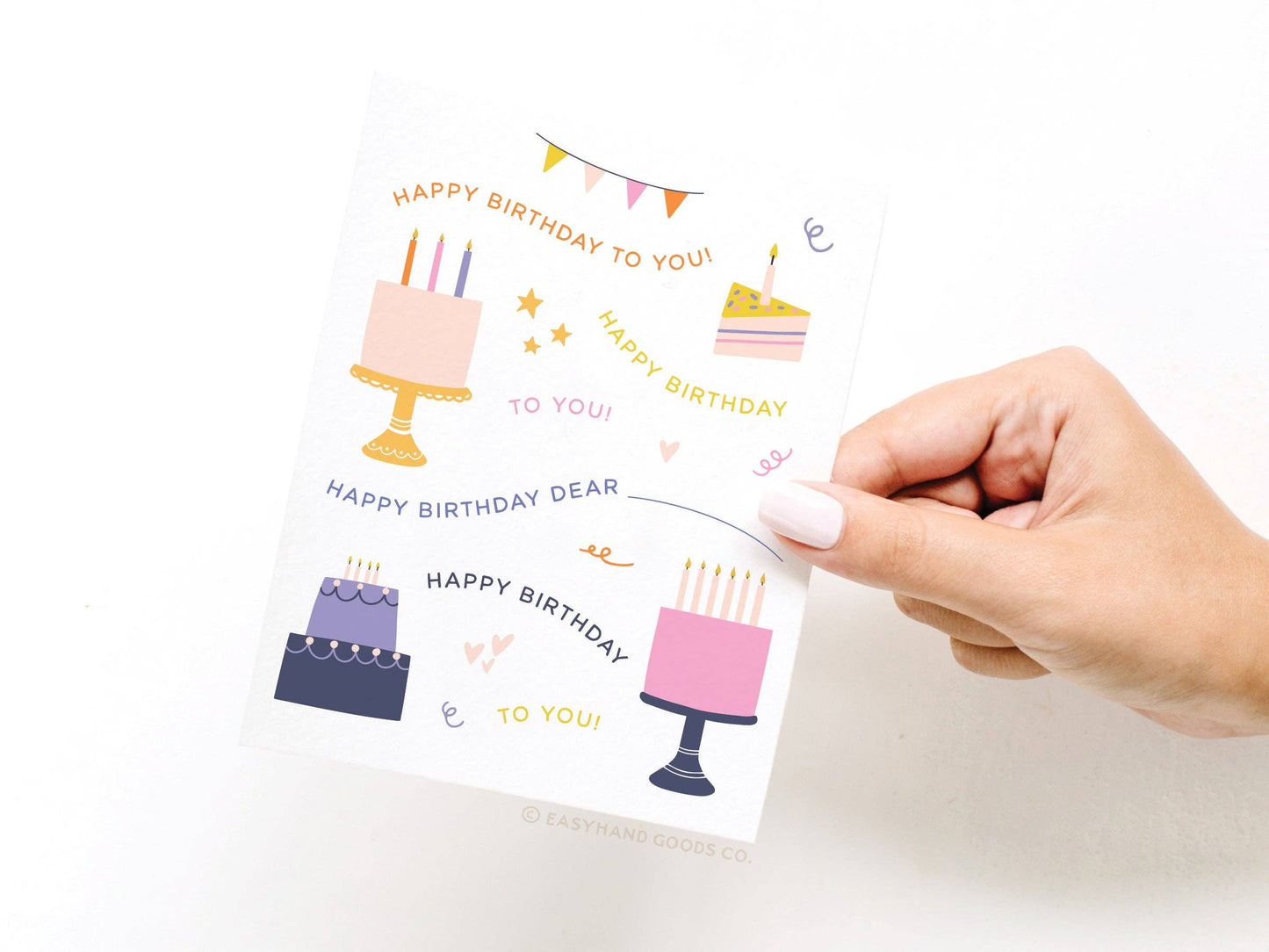 Happy Birthday Song Greeting Card