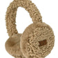 Faux Fur Sherpa Earmuffs: Dark Camel