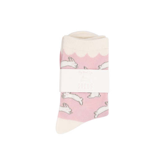 Sweet Bunnies Socks: Child Medium