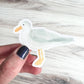 Watercolor Seagull Sticker | Coastal Sticker | 2.5" x 3"