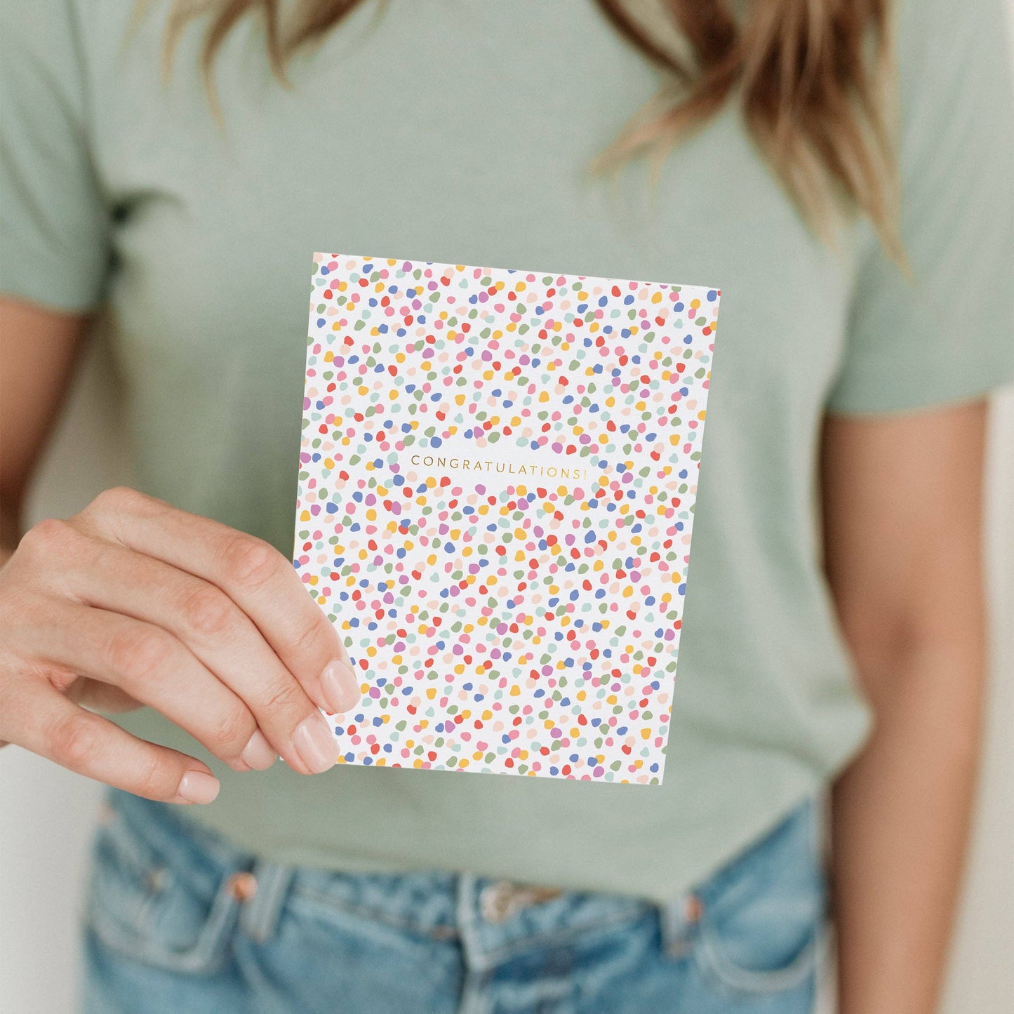 Dots Congrats Greeting Card