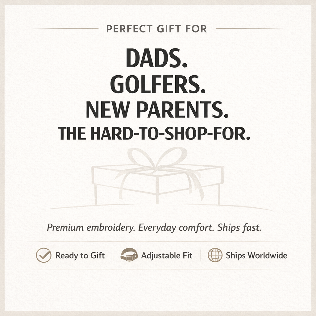 Girl Dad Embroidered Dad Hat - Black Cotton Gift