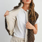 Floral Fleece Sleeveless Vest