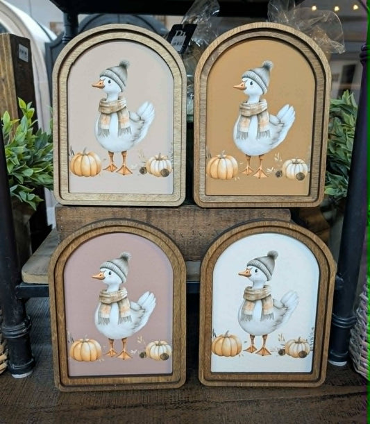 Autumn Goose Framed Art