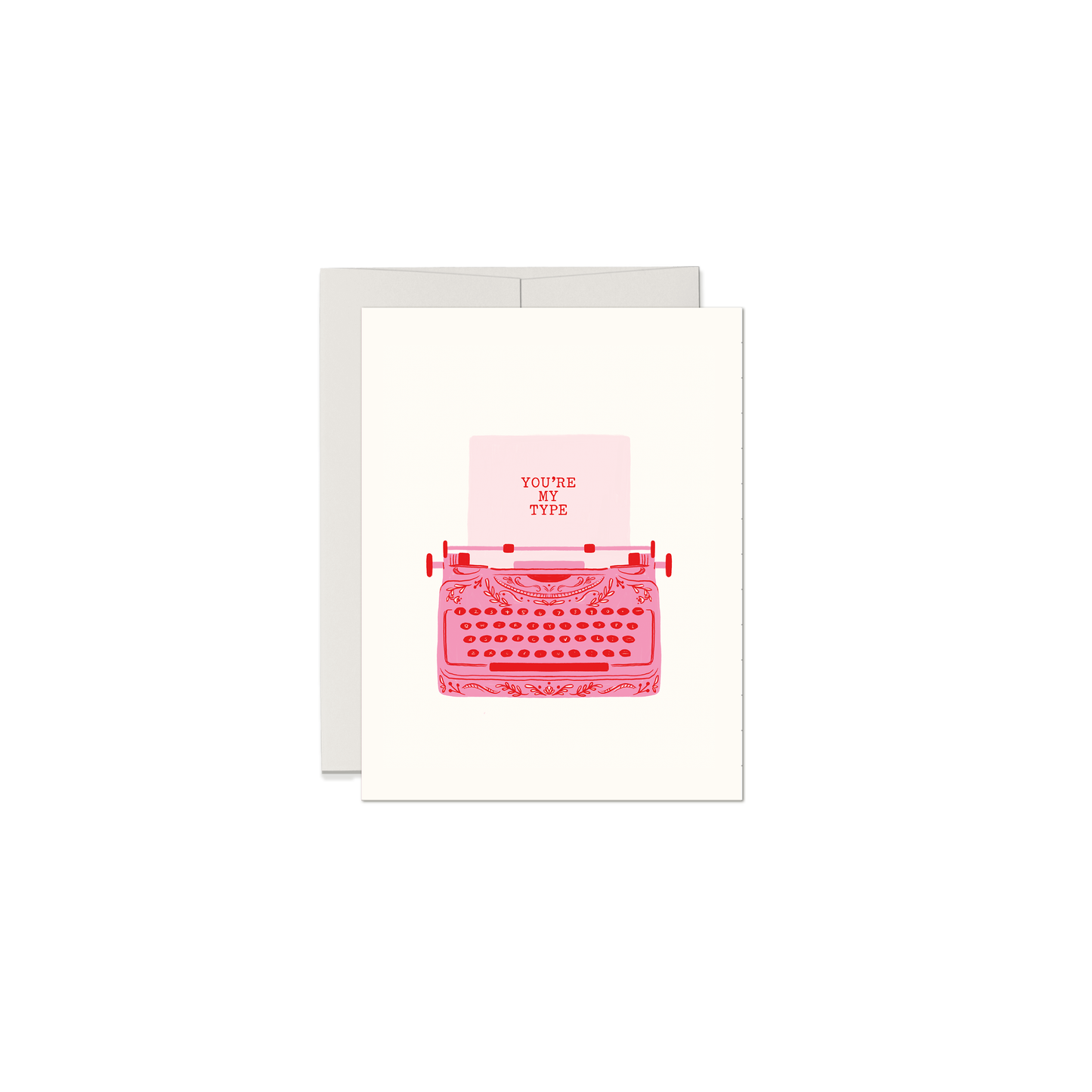 You’re My Type Typewriter Love Card Romantic Pun Card