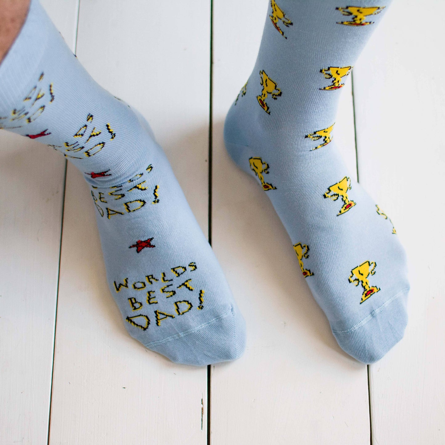 Men's Worlds Best Dad Mid-Calf Socks