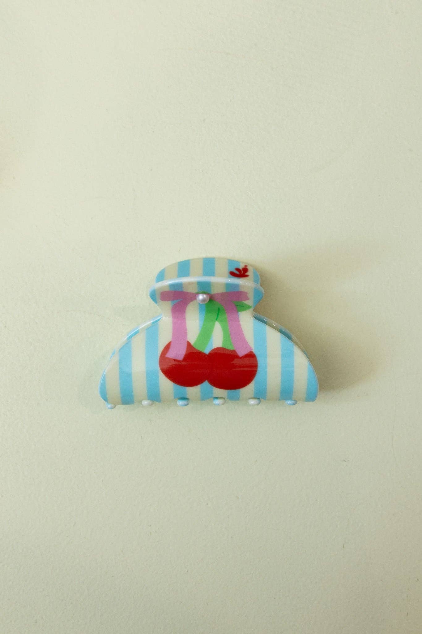 Cherry Eclectic Claw Clip
