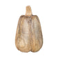 Carved Mango Wood Stained Pumpkin
