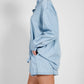 Brunette The Label Chambray Denim Button Up Shirt