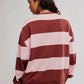 Free People Classic Striped Crew Wide