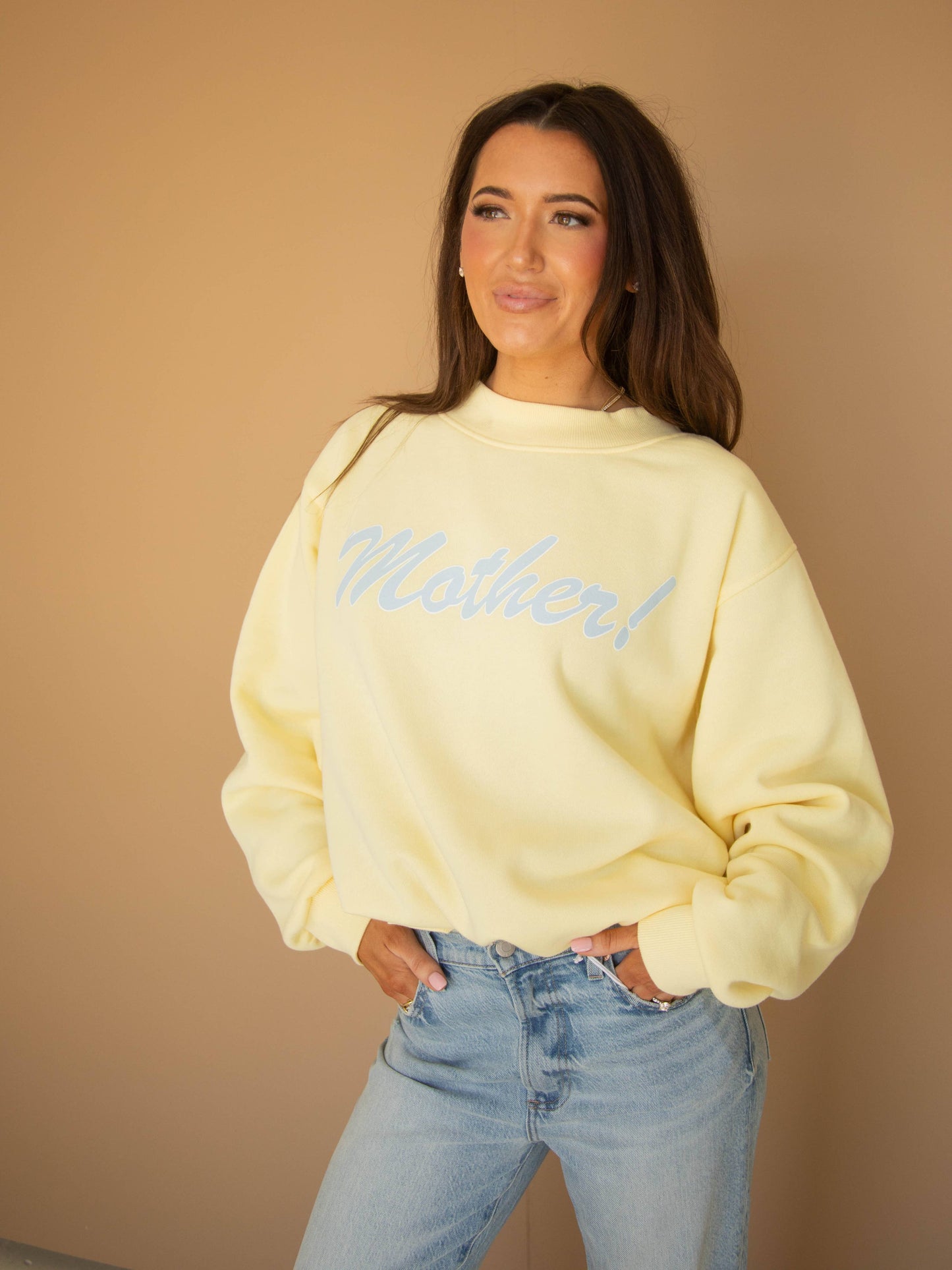 Friday + Saturday Mother Mockneck