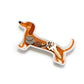 Ceramic Trinket & Jewelry Tray / Dish - Dachshund Puppy Dog