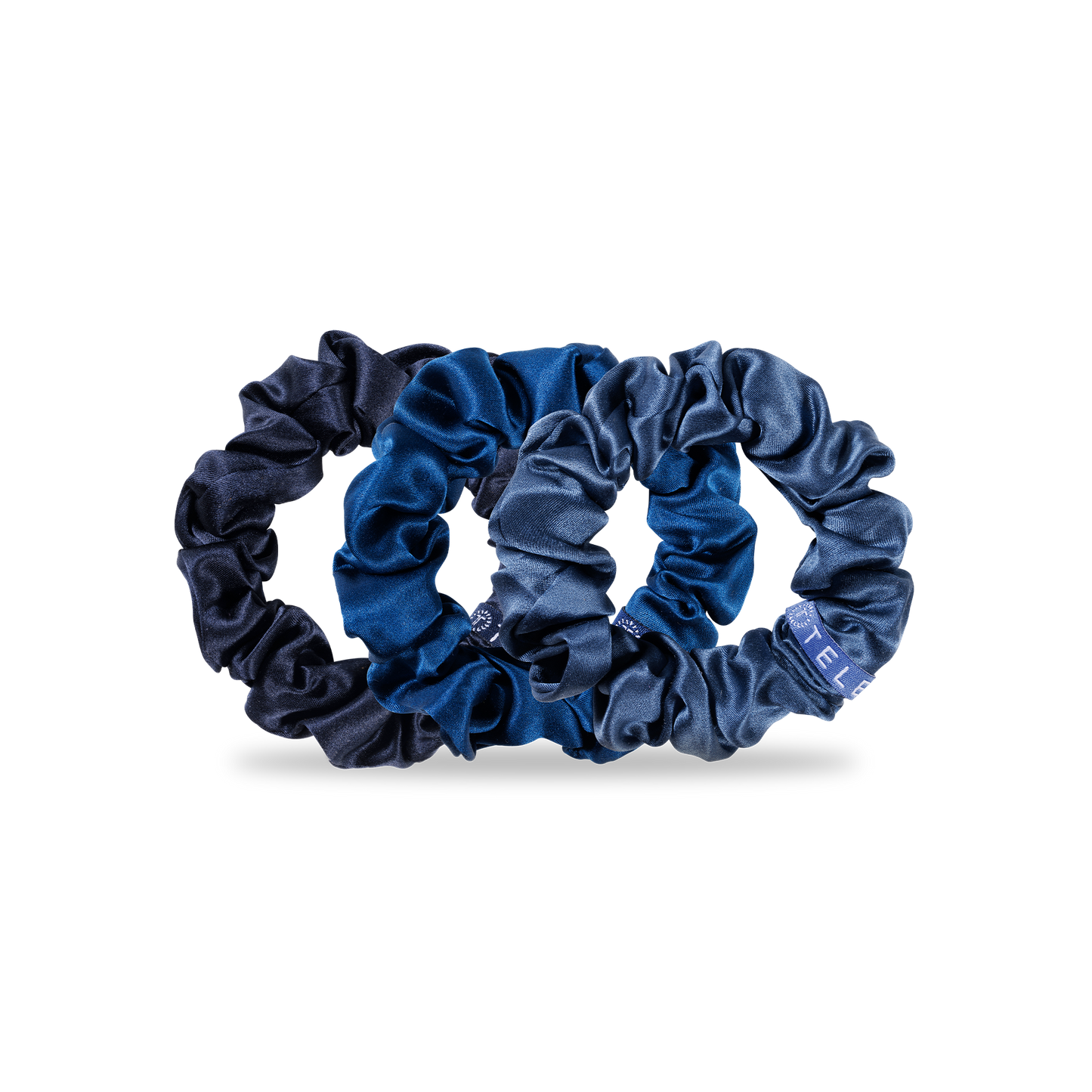 Teleties Silk Hair Scrunchie | Large | Midnight Rain