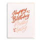 Pretty Lady - Letterpress Birthday Greeting Card