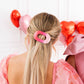 Flat Round Hair Clip | Large | Kiss & Tell