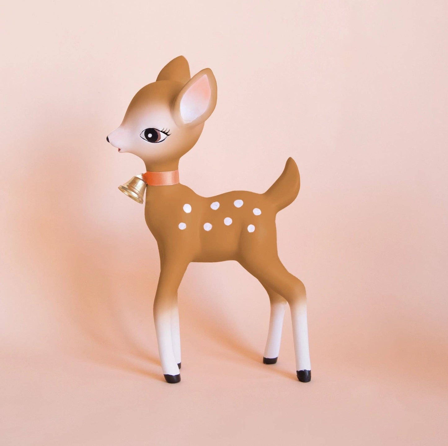 Holiday Retro Deer Figurine | Brown