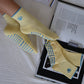 Happiest Here Grip Socks -  Yellow/Blue