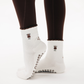 Dachshund & Espresso Martini Double Sided Pilates Grip Sock: One Size