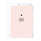 Bestie Birthday | Minimalist Classy Birthday Card: Single Card