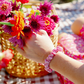Teleties Silk Hair Scrunchie | Small | Rose All Day