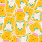 Sweet as Can Bee Honey Bear Sticker