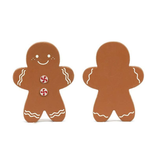 Chunky Wood Shape Gingerbread Man