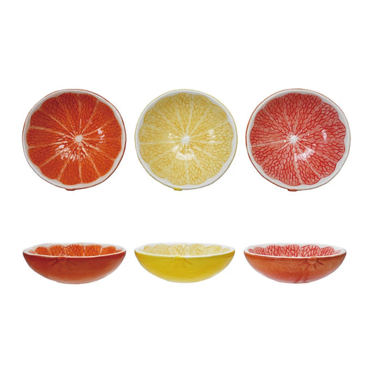 Ceramic Citrus Shaped Bowl