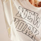 Free People New York Graphic Camden Pullover