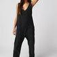 Free People High Roller Jumpsuit Black