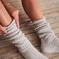 Free People Staple Slouch Sock Marled Grey