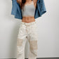 Free People Moxie Low Slung Pull On Barrel Jeans