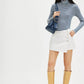 Free People Wynn Denim Skirt