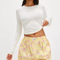 Free People Day To Day Floral Boxer