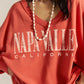 Free People Venice V-Neck Graphic Sweatshirt