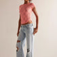 Free People Ready To Go Lace Tee